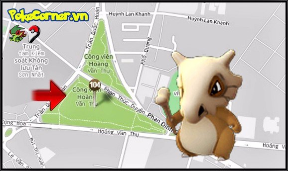 3 - Công viên Hoàng Văn Thụ - Cubone - 104 - Tổ Pokemon Go thứ 18 - PokeCorner.vn - PokeCorner247 - Pokemon Go Plus - Mô hình Pokemon Takara TOMY