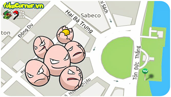 02 - Hồ Chí Minh - Exeggcute 102 - Công trường Mê Linh - Tổ Pokemon GO 20 - PokeCorner.vn - Pokemon Go Plus - Mô hình Pokemon Tomy