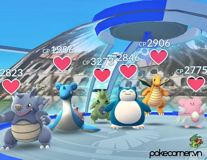 Gym rework - 6 slot - PokeCorner.vn - Pokemon GO Plus - Hướng dẫn Pokemon GO