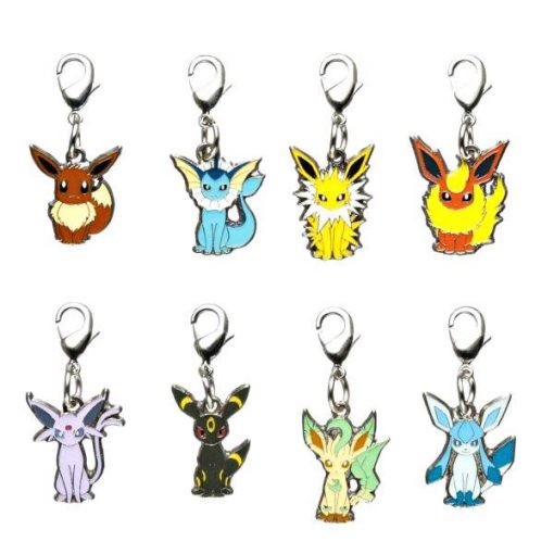 1-MC001 - Set Eevee 2011 - Pokémon Metal Charm - Móc Khóa Pokémon - PokeCorner