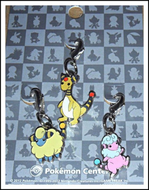 2-MC012 - Set Mareep - Pokémon Metal Charm - Móc Khóa Pokémon - PokeCorner