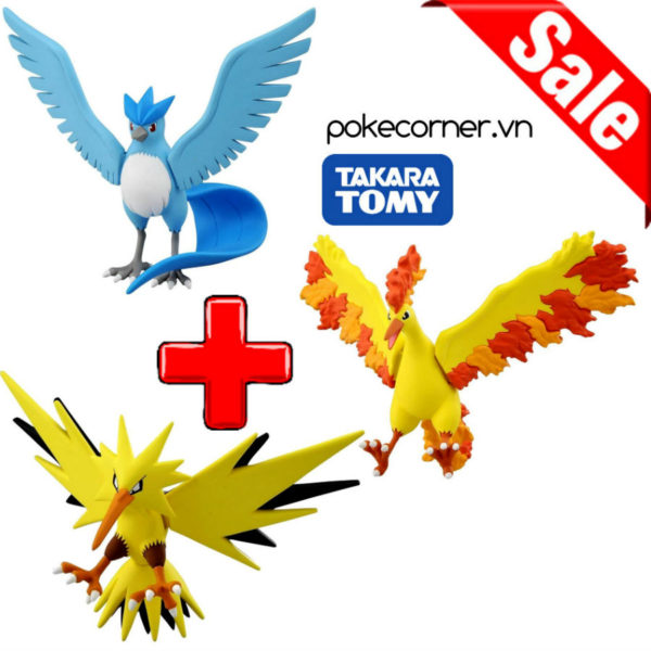 Gói Mô hình Pokémon Trio Birds