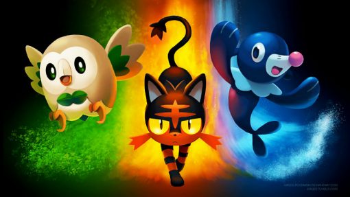 Gói Mô hình Pokémon Starters Gen 7