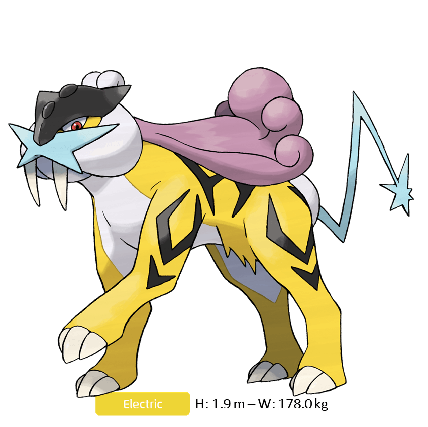 Pokémon huyền thoại Raikou
