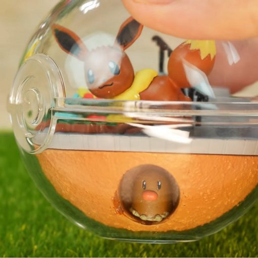 Quả Cầu Pokémon Re-Ment Pokémon Terrarium Collection 1 - Eevee & Diglett