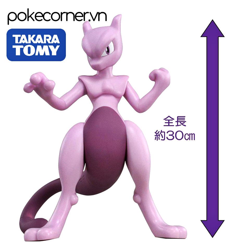 GEM EX Series Pokemon Mew  Mewtwo  Japan Figure