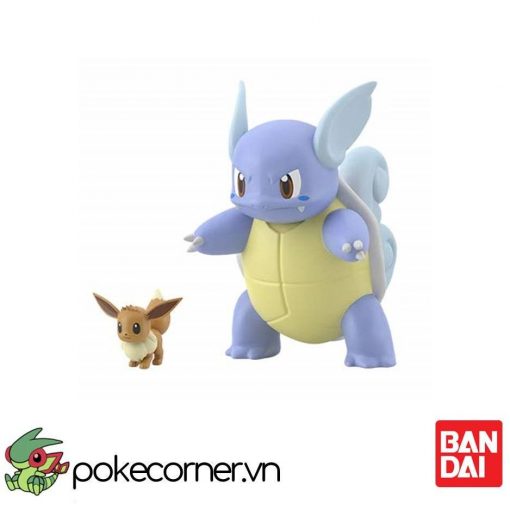 Mô hình Pokémon Bandai Scale World 1/20 Eevee Wartortle