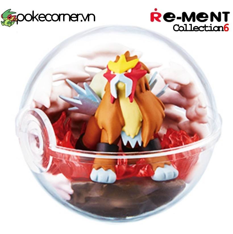 Quả Cầu Pokémon Re-Ment Pokémon Terrarium Collection 6 - Entei