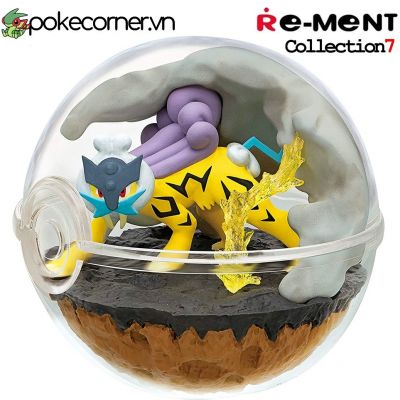 Quả Cầu Pokémon Re-Ment Pokémon Terrarium Collection 7 - Raikou
