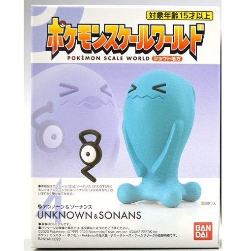 Mô hình Pokémon Bandai Scale World 1/20 Wobbuffet Unown (Male)