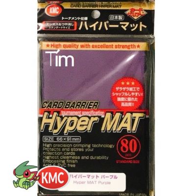 Sleeve Bọc bài nhựa mềm KMC Hyper MAT Màu Tím
